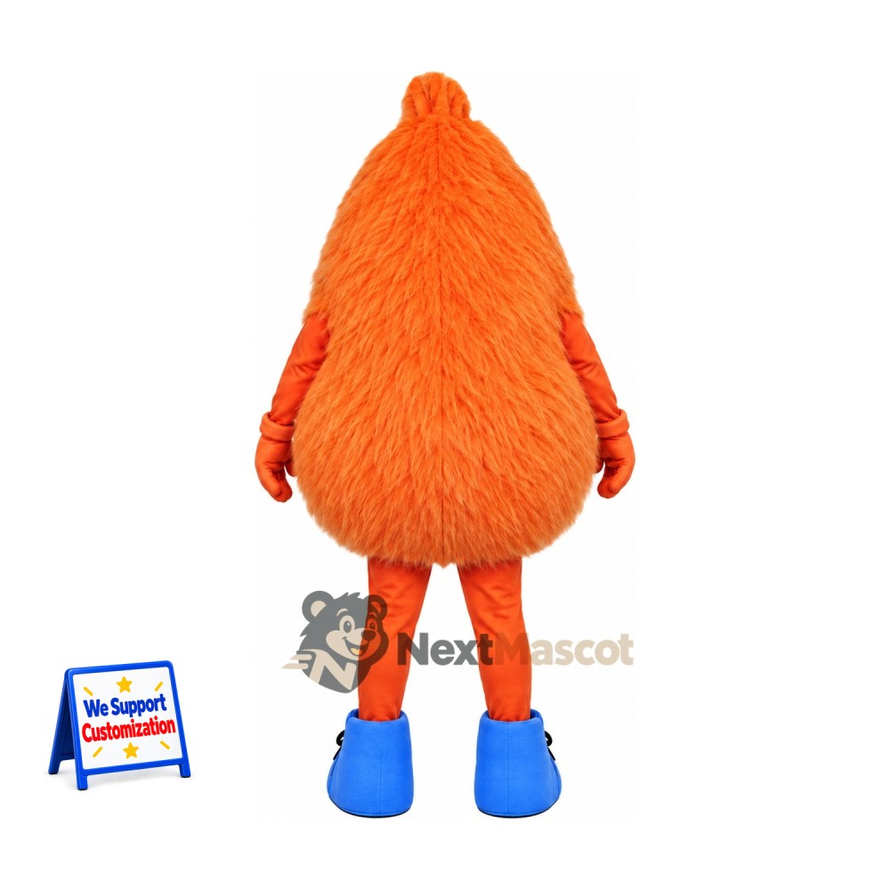 Sweet Potato Mascot Costume - Orange for Food Festivals Sweet Potato Mascot Costume - Orange for Food Festivals