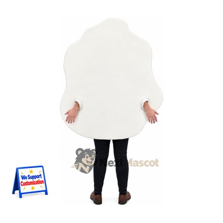 Fried Egg Mascot Costume for Food Festivals Fried Egg Mascot Costume for Food Festivals