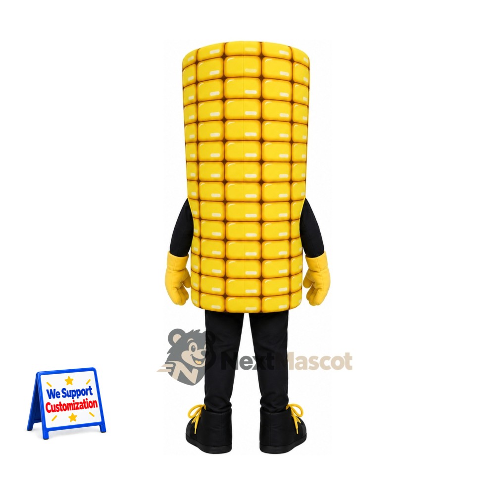 Corn Cob Mascot Costume - Yellow Sneakers Corn Cob Mascot Costume - Yellow Sneakers