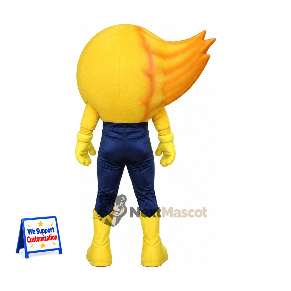 Comet Mascot Costume - Yellow Comet Mascot Costume - Yellow