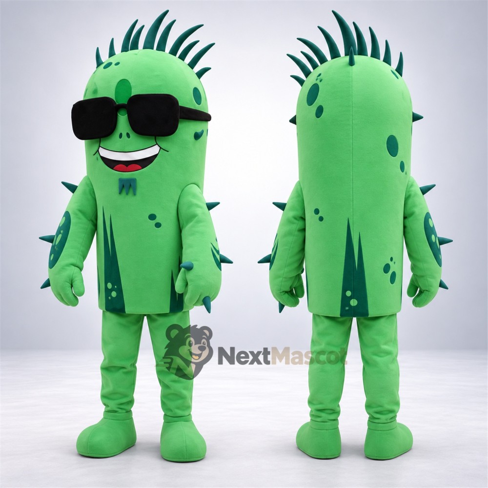 Cactus Mascot Costume - Sunglasses for Parades Cactus Mascot Costume - Sunglasses for Parades