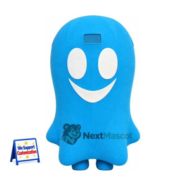 Ghost Mascot Costume - Blue