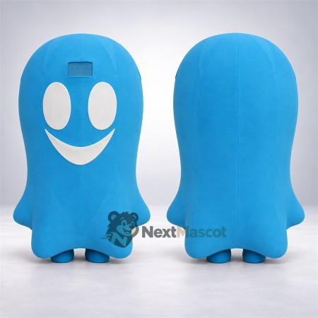 Ghost Mascot Costume - Blue Ghost Mascot Costume - Blue