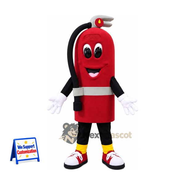 Fire Extinguisher Mascot Costume