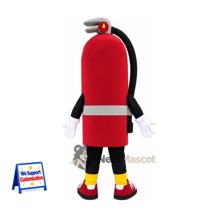Fire Extinguisher Mascot Costume Fire Extinguisher Mascot Costume