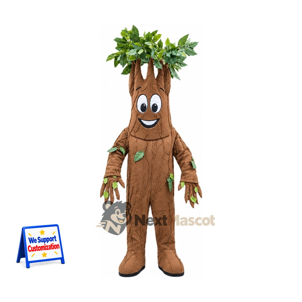 Tree Mascot Costume - Leafy Branch Arms for Parades Tree Mascot Costume - Leafy Branch Arms for Parades