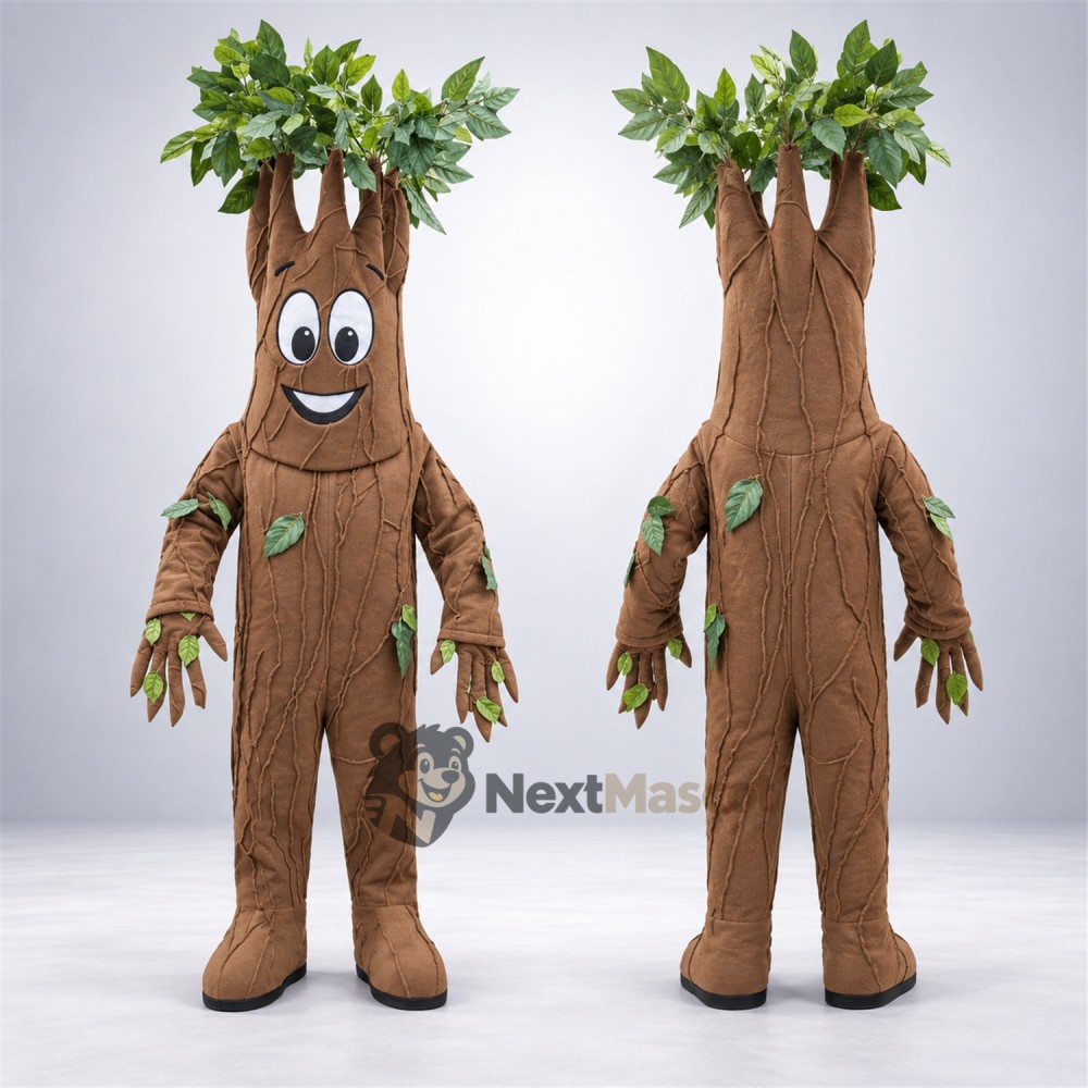 Tree Mascot Costume - Leafy Branch Arms for Parades Tree Mascot Costume - Leafy Branch Arms for Parades