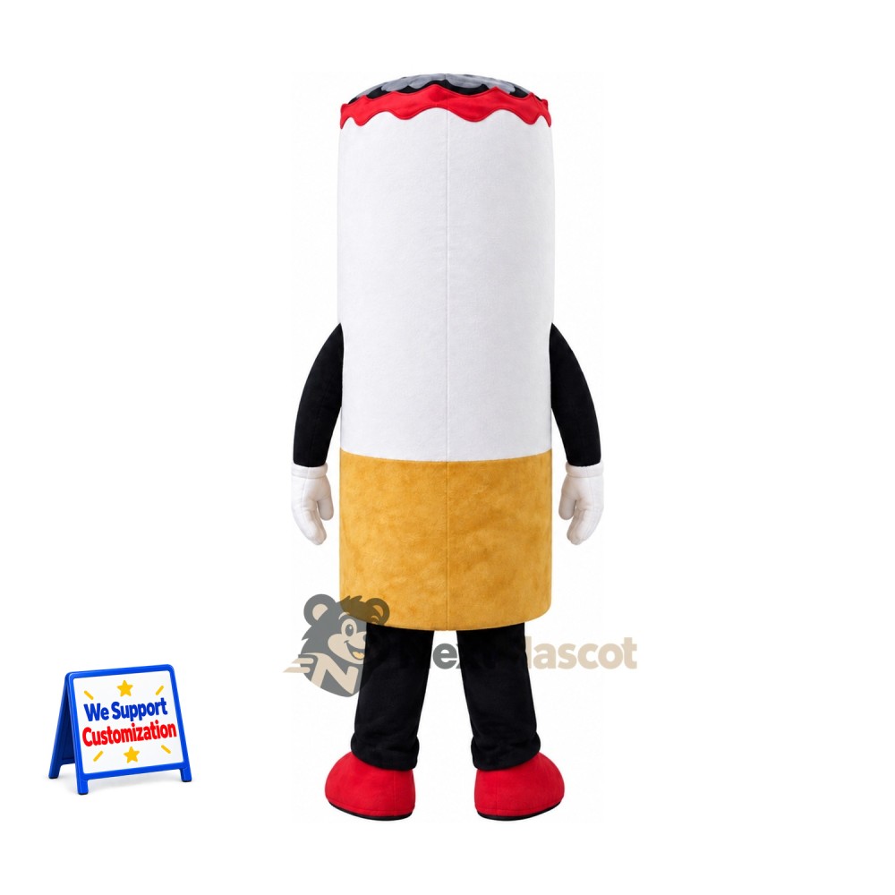 Cigarette Mascot Costume Cigarette Mascot Costume