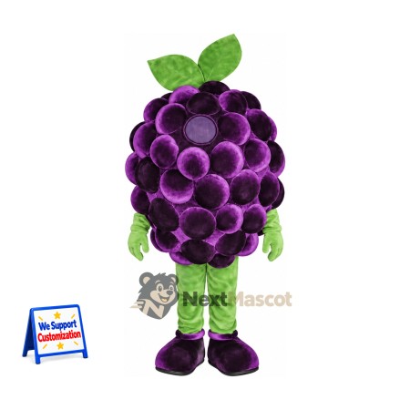 Blackberry Mascot Costume - Green Legs Blackberry Mascot Costume - Green Legs