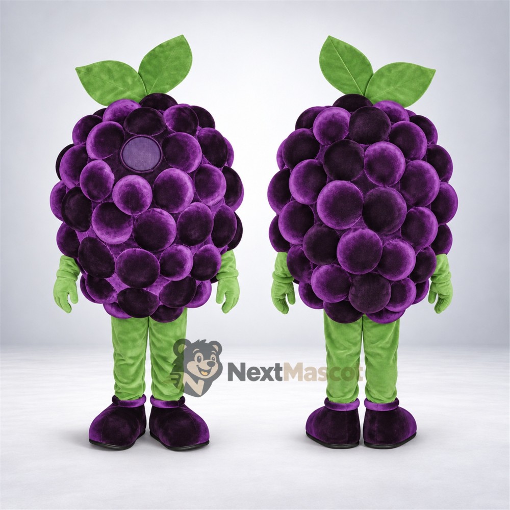 Blackberry Mascot Costume - Green Legs Blackberry Mascot Costume - Green Legs