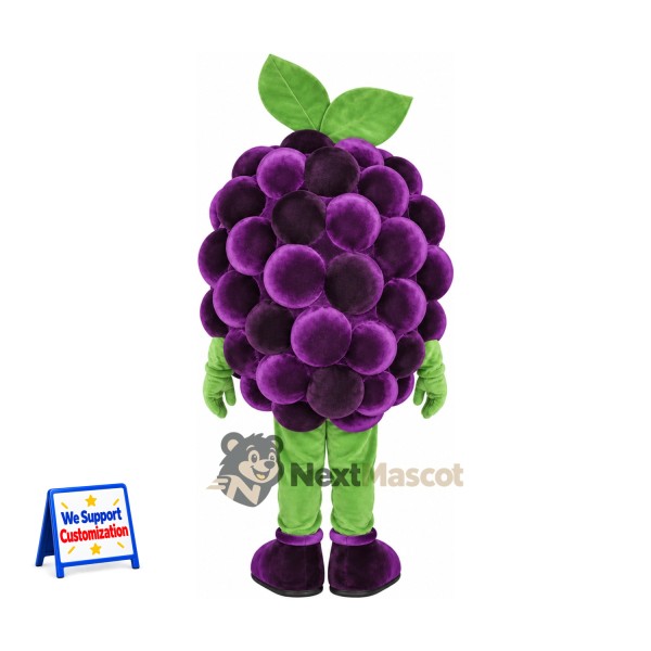 Blackberry Mascot Costume - Green Legs Blackberry Mascot Costume - Green Legs