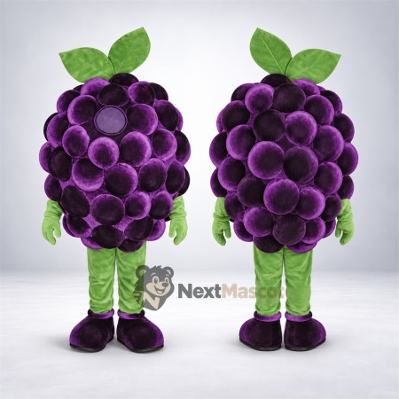 Blackberry Mascot Costume - Green Legs Blackberry Mascot Costume - Green Legs