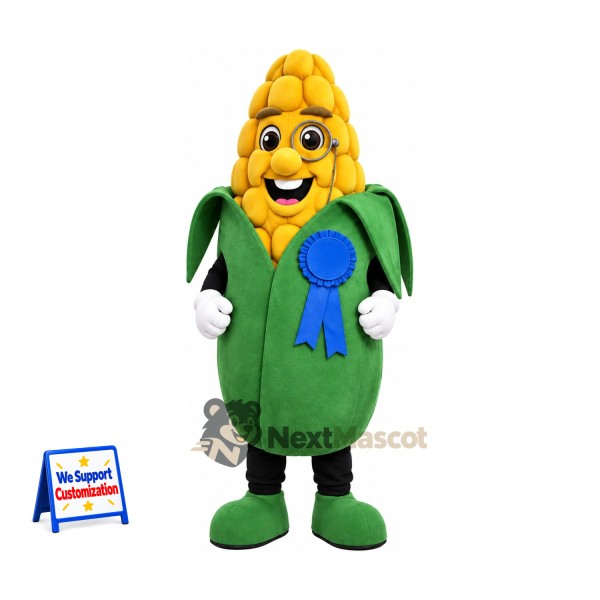 Corn Mascot Costume - Blue Ribbon