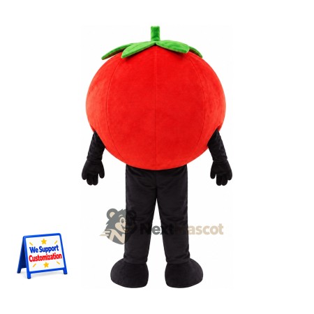 Tomato Mascot Costume - Glasses for Food Fairs Tomato Mascot Costume - Glasses for Food Fairs