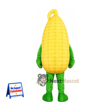 Corn Mascot Costume - Green Arms and Legs for Restaurant Events Corn Mascot Costume - Green Arms and Legs for Restaurant Events