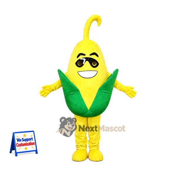 Corn Mascot Costume - Yellow Arms and Legs
