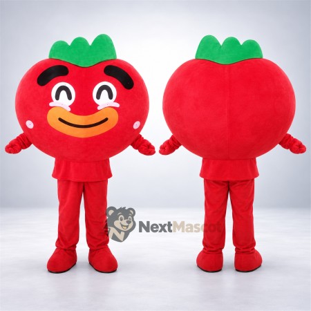Tomato Mascot Costume - Big Smile and Red Legs Tomato Mascot Costume - Big Smile and Red Legs