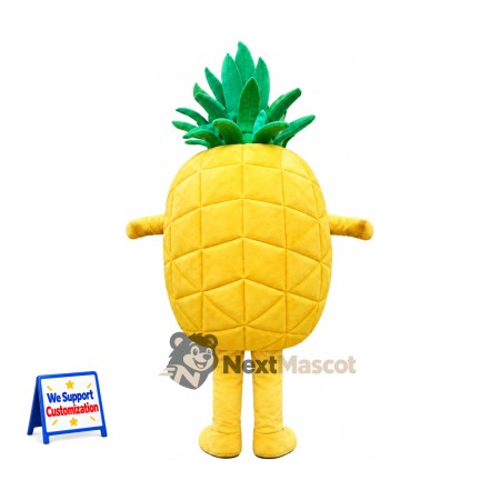 Pineapple Mascot Costume - Yellow Arms and Legs Pineapple Mascot Costume - Yellow Arms and Legs