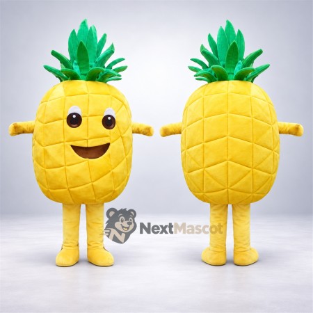 Pineapple Mascot Costume - Yellow Arms and Legs Pineapple Mascot Costume - Yellow Arms and Legs