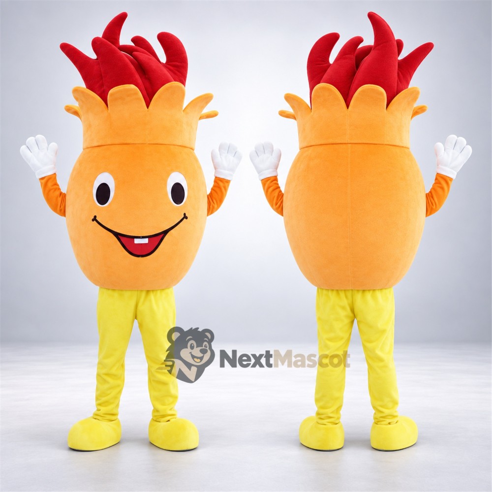 Flower Mascot Costume - Yellow for Community Events Flower Mascot Costume - Yellow for Community Events
