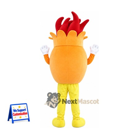 Flower Mascot Costume - Yellow for Community Events Flower Mascot Costume - Yellow for Community Events