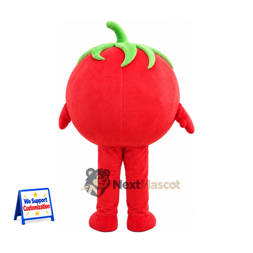 Tomato Mascot Costume - Big Eyes and Red Legs Tomato Mascot Costume - Big Eyes and Red Legs