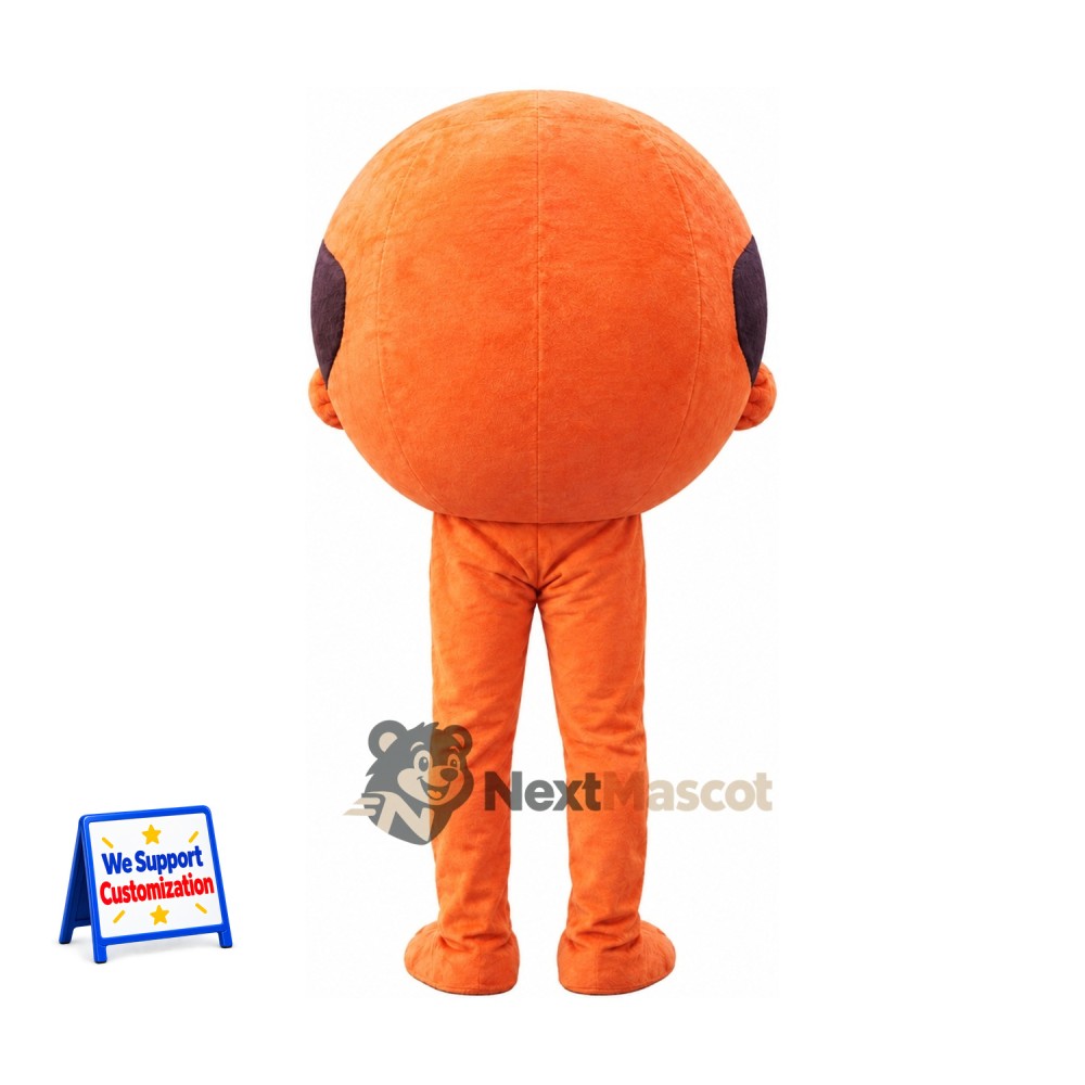 Smiley Face Mascot Costume - Orange Smiley Face Mascot Costume - Orange