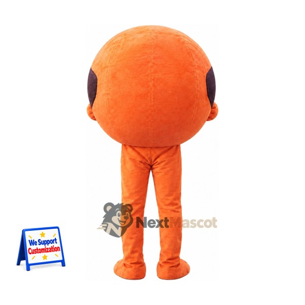 Smiley Face Mascot Costume - Orange Smiley Face Mascot Costume - Orange