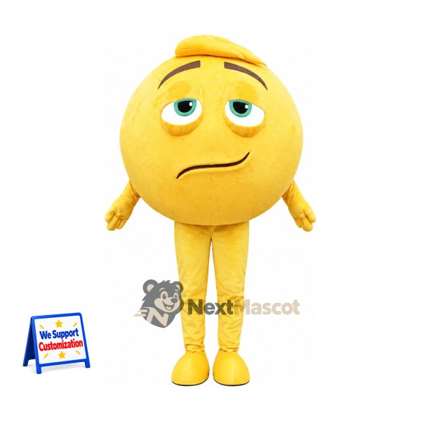 Emoji Mascot Costume - Yellow