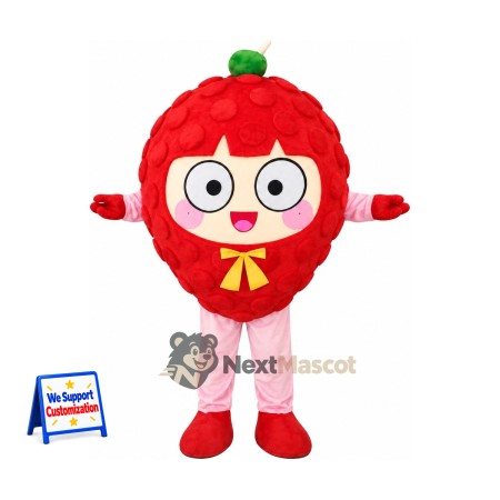 Lychee Mascot Costume Lychee Mascot Costume