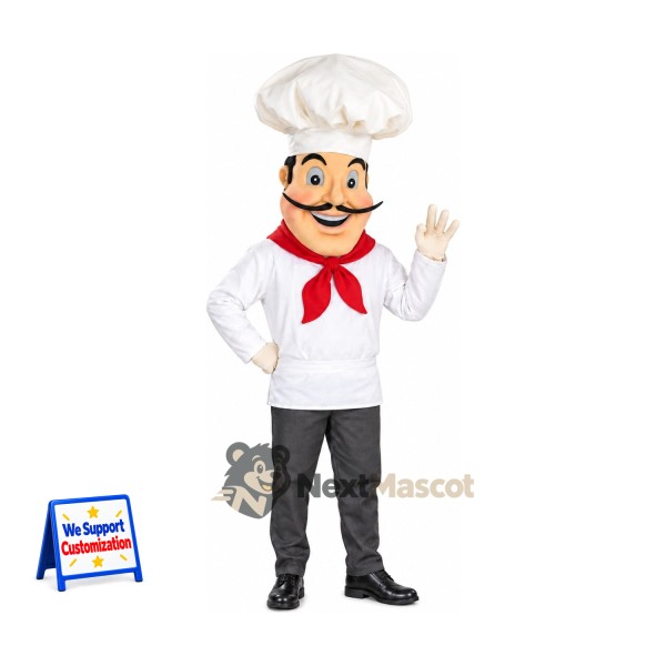 Chef Mascot Costume - Glasses