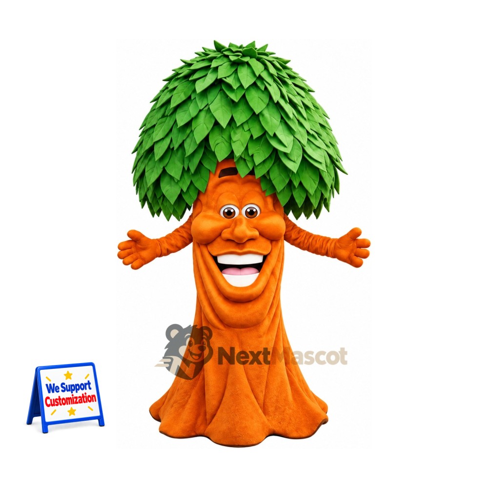Tree Mascot Costume - Layered Green Leaves Tree Mascot Costume - Layered Green Leaves