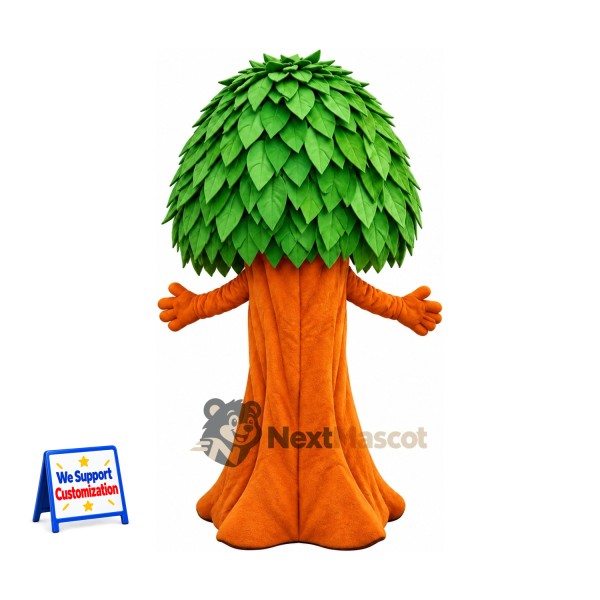 Tree Mascot Costume - Layered Green Leaves Tree Mascot Costume - Layered Green Leaves