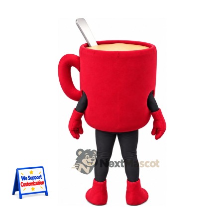 Mug Mascot Costume - Red Mug Mascot Costume - Red