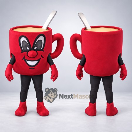 Mug Mascot Costume - Red Mug Mascot Costume - Red