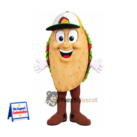 Sandwich Mascot Costume - Cap Sandwich Mascot Costume - Cap