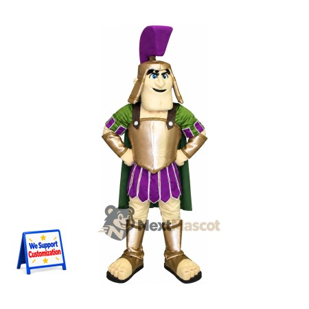 Spartan Warrior Mascot Costume for Community Events Spartan Warrior Mascot Costume for Community Events