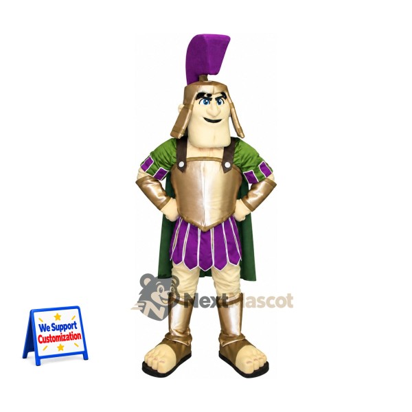 Spartan Warrior Mascot Costume for Community Events