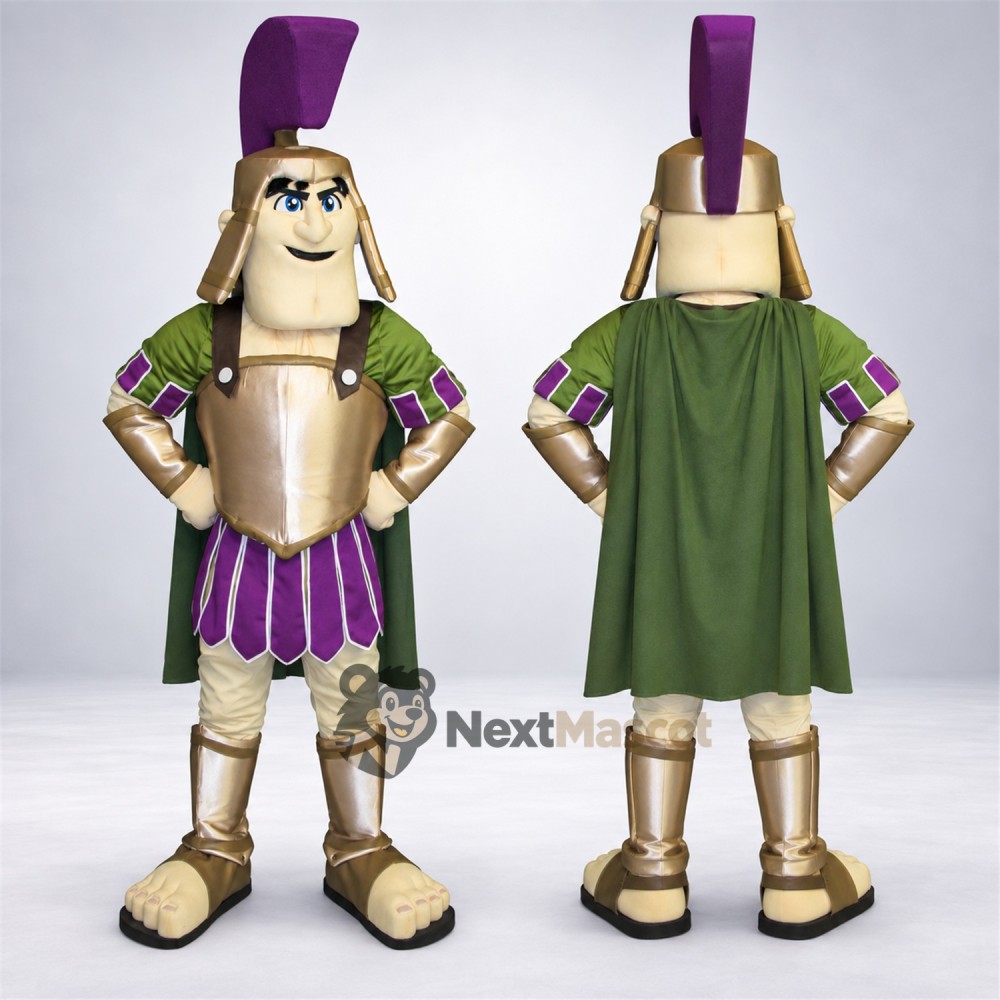 Spartan Warrior Mascot Costume for Community Events Spartan Warrior Mascot Costume for Community Events