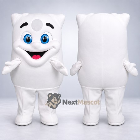 Pillow Mascot Costume - White for Community Events Pillow Mascot Costume - White for Community Events