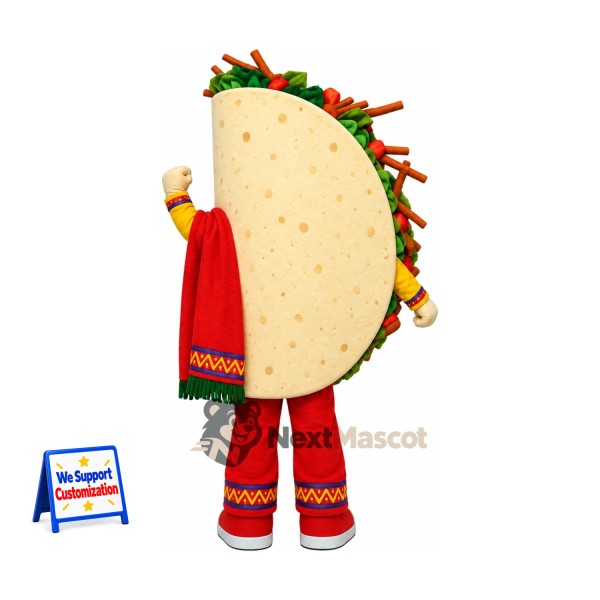 Taco Mascot Costume - Sunglasses for Food Festivals Taco Mascot Costume - Sunglasses for Food Festivals
