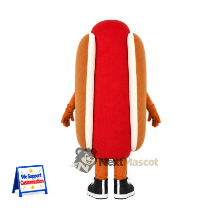 Hot Dog Mascot Costume - Relish and Black Shoes Hot Dog Mascot Costume - Relish and Black Shoes