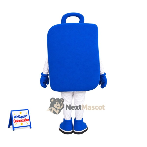 Bottle Mascot Costume - White and Blue Bottle Mascot Costume - White and Blue