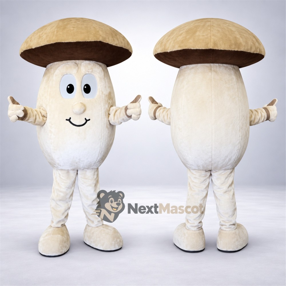 Mushroom Mascot Costume - Tan Cap Mushroom Mascot Costume - Tan Cap