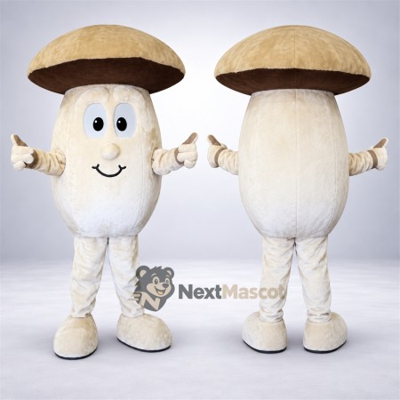 Mushroom Mascot Costume - Tan Cap Mushroom Mascot Costume - Tan Cap
