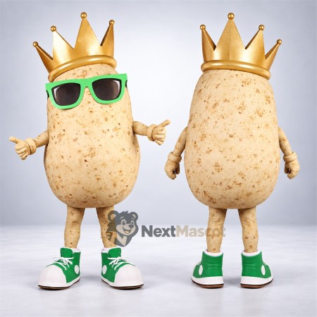 Potato Mascot Costume - Crown Potato Mascot Costume - Crown