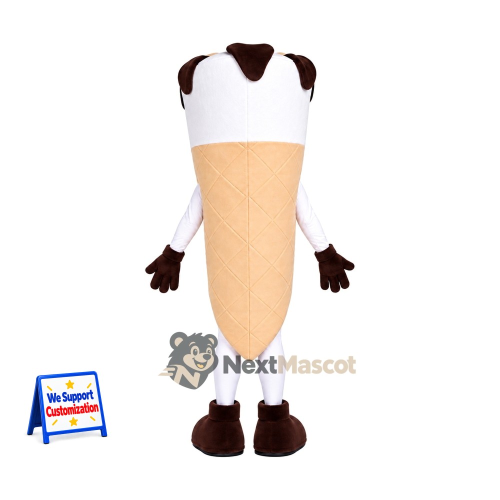 Chocolate Dipped Ice Pop Mascot Costume Chocolate Dipped Ice Pop Mascot Costume