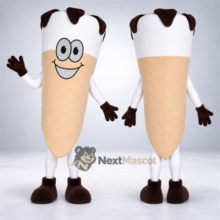 Chocolate Dipped Ice Pop Mascot Costume Chocolate Dipped Ice Pop Mascot Costume