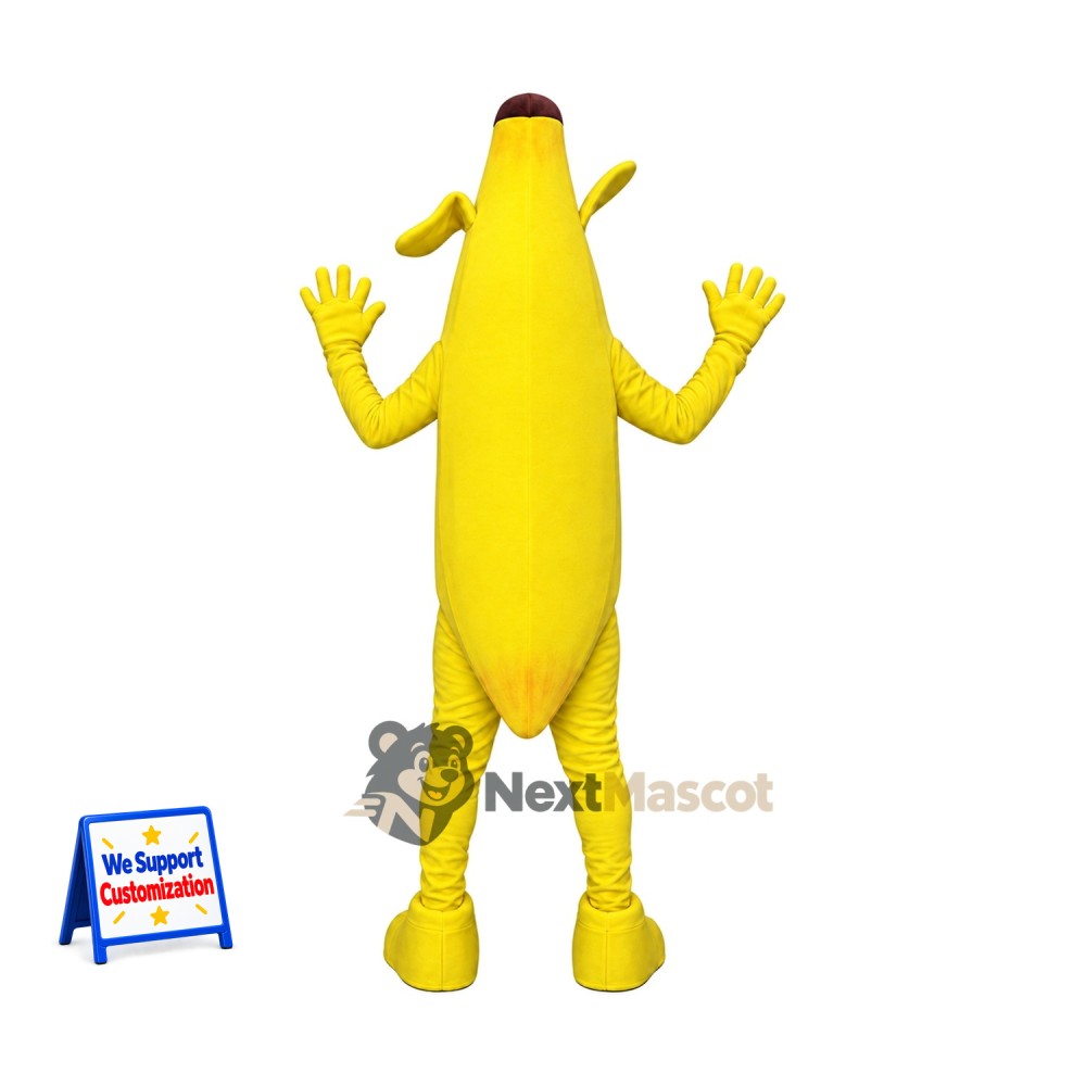 Banana Mascot Costume - Yellow Arms and Legs for Food Festivals