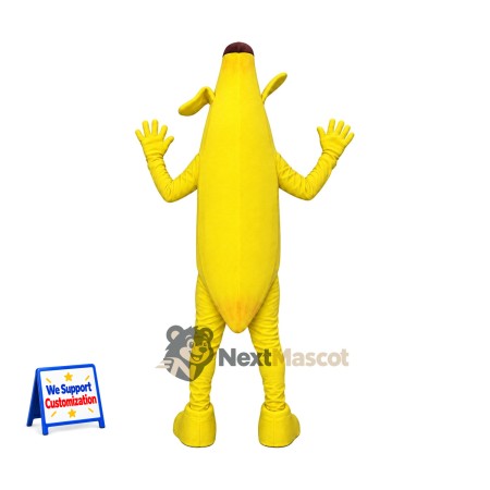 Banana Mascot Costume - Yellow Arms and Legs for Food Festivals